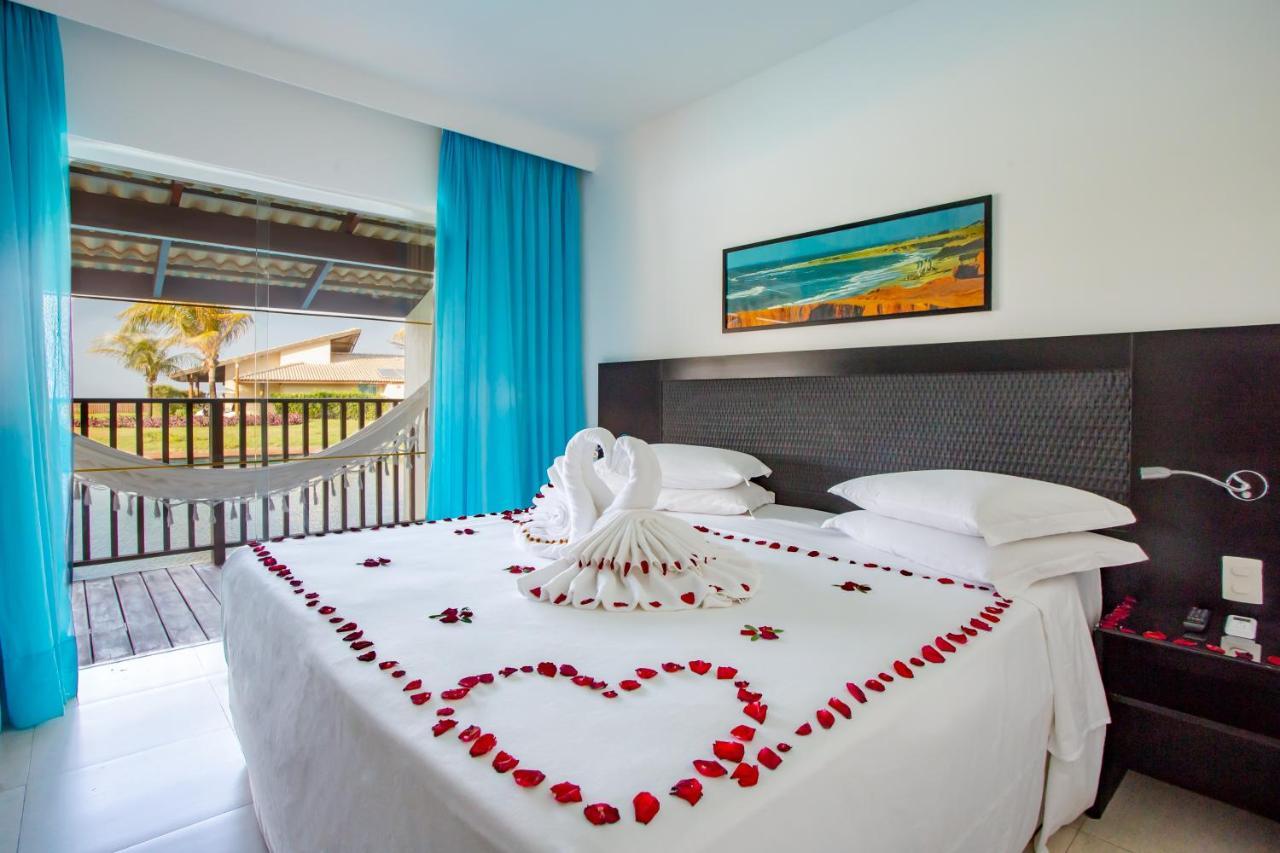 Dom Pedro Laguna Beach Resort & Golf By Wam Experience Aquiraz Kültér fotó A bedroom at the Iberostar Grand Hotel Bávaro